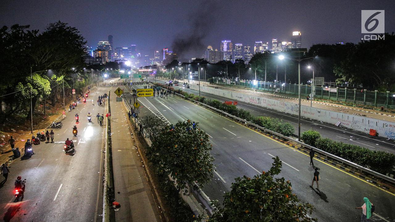 Pasca Demo Mahasiswa, Begini Kondisi di kawasan Jalan Depan DPR