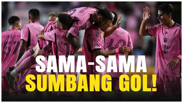 Berita Video, cuplikan pertandingan antara Inter Miami Vs Red Bulls pada Minggu (4/5/2025)