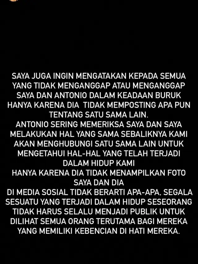 Unggahan Lolly. (Foto: Dok. Instagram @1aurabd)