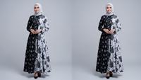 10 Model Gamis Kombinasi Hitam Putih, Tampil Cantik untuk Penampilan Baru di 2026