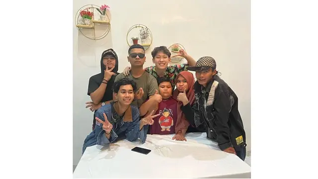 6 Momen Tujuh Sosok Viral Tahun 2022 Kumpul Bareng, Bonge Hingga Alif Cepmek