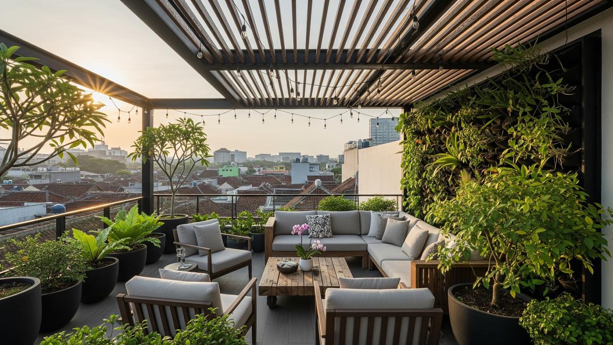 8 Model Teras Belakang Rumah 2025 yang Pas untuk Hunian Perkotaan Sempit, Bikin Betah dan Nyaman