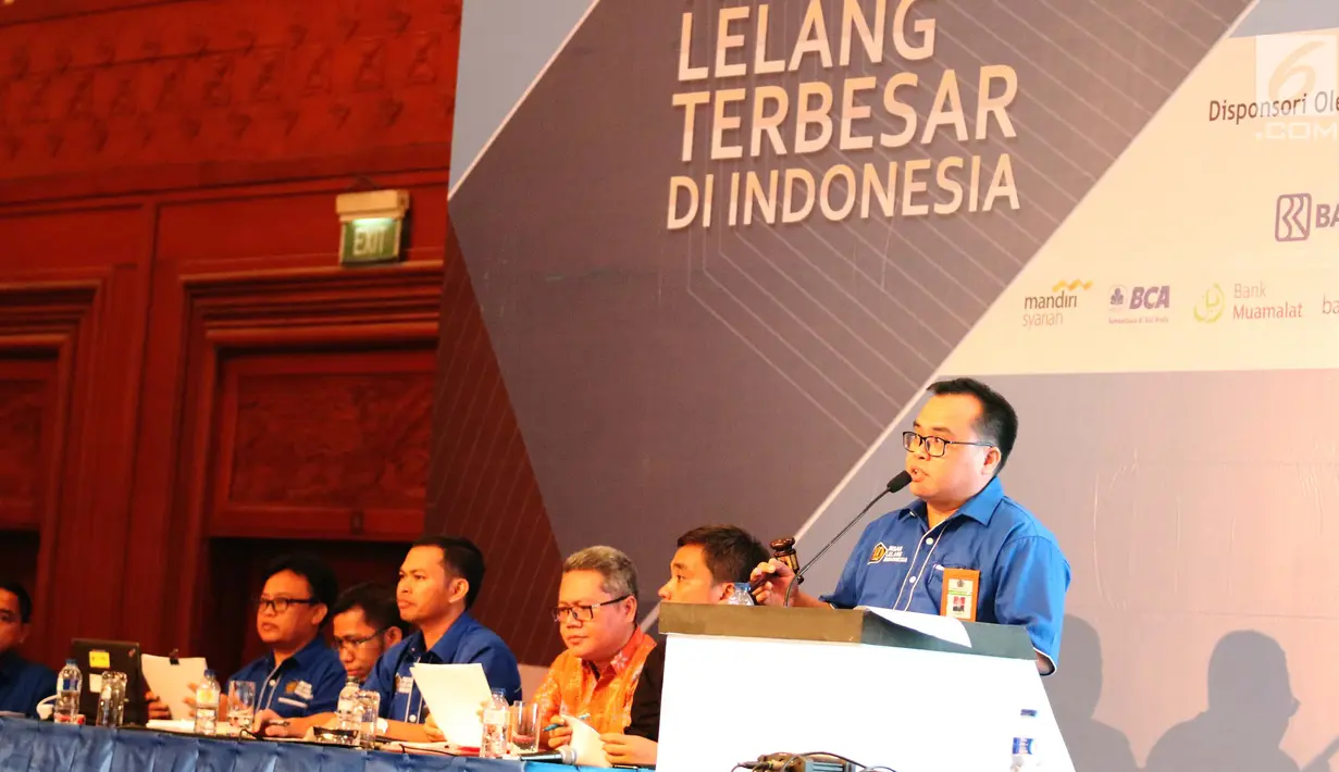 Direktorat Jenderal Kekayaan Negara (DKJN) mengadakan lelang barang dalam ajang Lelang Expo 2017 di JCC, Jumat (22/9). Ada puluhan barang rampasan KPK dari sejumlah terpidana korupsi mulai dari perhiasan, motor hingga mobil. (Liputan6.com/Angga Yuniar)