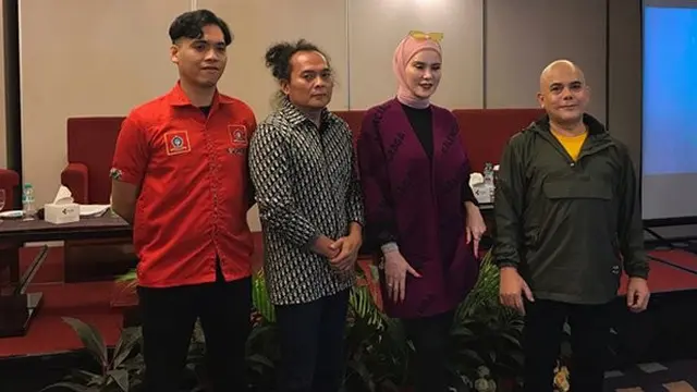 Angel Lelga hadir dalam diskusi bertajuk "Aspek Hukum Perdagangan Crypto" di Ballroom Draja Hotel, Tendean Jakarta Selatan, Kamis (23/6/2022).
