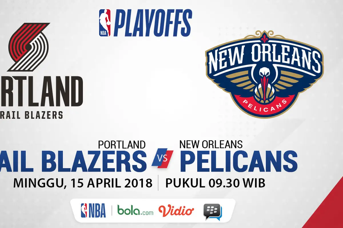 Portland Trail Blazers Vs New Orleans Pelicans Game 1