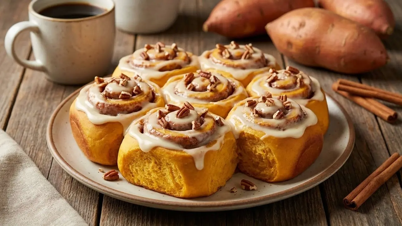 Sweet Potato Cinnamon Rolls