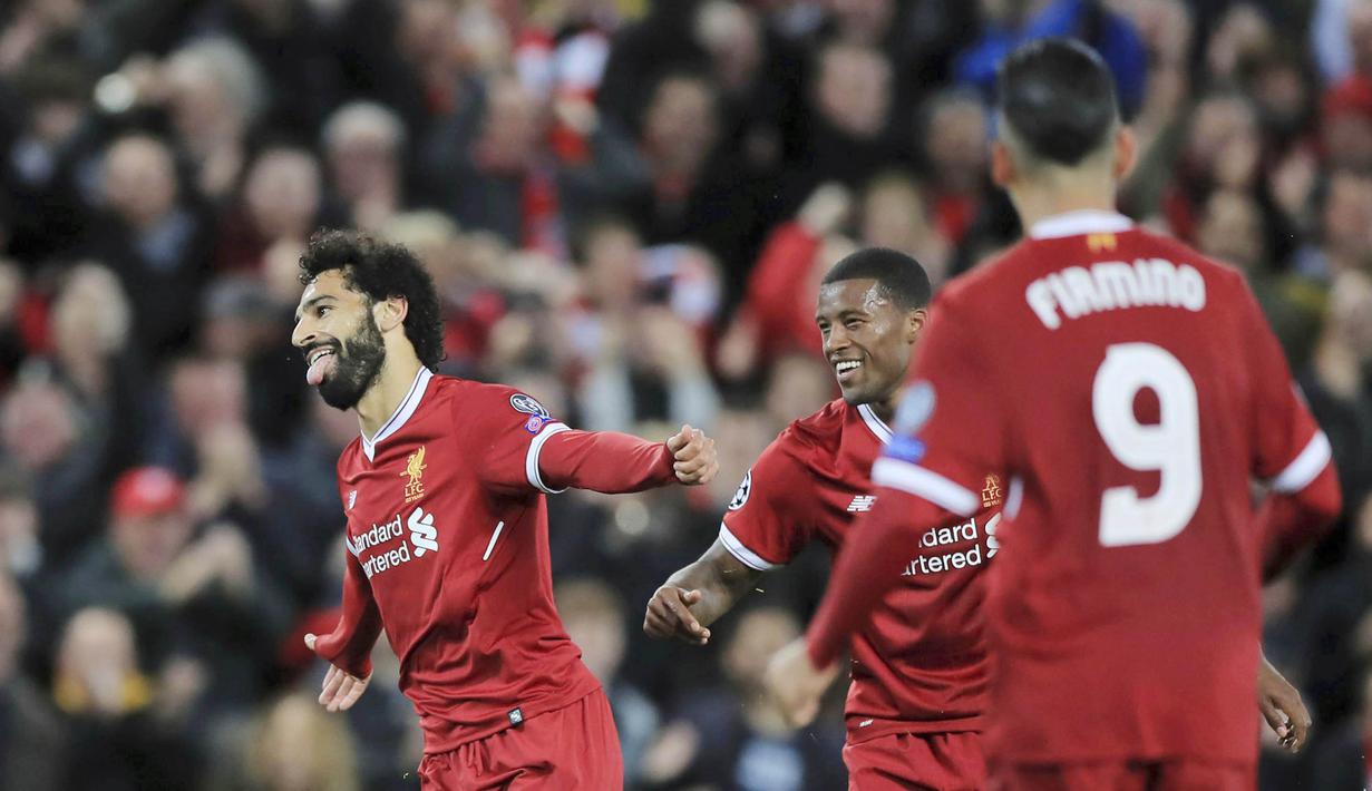 6. Mohamed Salah - Liverpool. (AP/Peter Byrne)