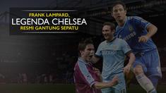 Frank Lampard memutuskan pensiun dari dunia sepak bola pada 2 Februari 2017. Berikut infografis perjalanan karier Legenda Chelsea tersebut