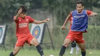 Eks gelandang RANS Cilegon, Fajar Handika sudah bergabung dalam latihan PSM Makassar di BRI Liga 1. (Bola.com/Abdi Satria)