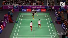 Ganda putri Indonesia, Greysia Polii / Apriani Rahayu melangkah ke semifinal setelah mengalahkan Tang Jinhua/Zheng Yu dalam tiga set.