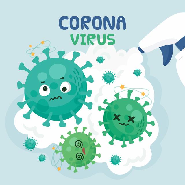 Ilustrasi Virus Corona COVID-19. (Freepik)
