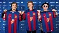 Barcelona Pakai Jersey The Rolling Stones di El Clasico (dok FC Barcelona)