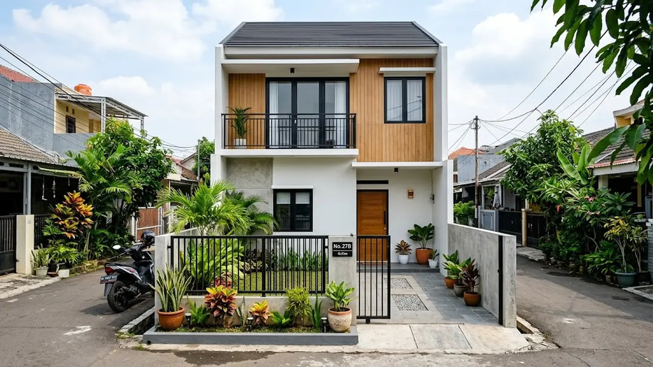 7 Desain Rumah 4x9 Meter Dua Lantai untuk Kavling Sempit, Maksimalkan Lahan