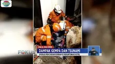 Operasi pencarian korban gempa Palu dilakukan di Hotel Mercure, Palu, Sulawesi Tengah. Korban jiwa kembali ditemukan  oleh petugas gabungan.
