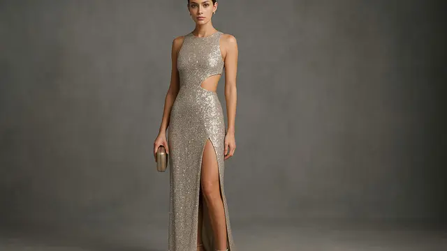 7 Model Gaun Sequin Glamor Bling-Bling untuk Resepsi Nikah, Punya Luna Maya Curi Perhatian