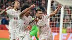 Sebagai salah satu klub elite di Liga Spanyol, Sevilla selalu dipenuhi para pemain berkualitas tiap musimnya. Menjelang bergulirnya musim 2022/2023, beberapa pemain Sevilla dengan nilai pasar tertinggi menjadi incaran klub-klub top Eropa. Berikut daftar 5 pemain Sevilla dengan nilai pasar tertinggi. (AFP/Cristina Quicler)