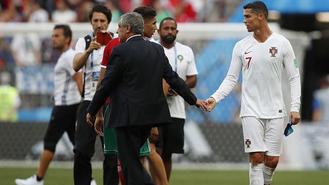 Fernando Santos dan Cristiano Ronaldo