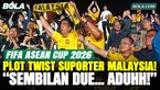 Suporter Malaysia sempat bersorak setelah Harimau Malaya menang 6-0 atas Singapura dan mengira tiket final FIFA ASEAN Cup 2026 sudah dalam genggaman. Namun, kemenangan Timnas Indonesia 9-2 atas Bangladesh mengubah segalanya. Simak momen suporter Mala...