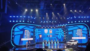 Suasana drawing ASEAN Championship 2026 di Studio RCTI Plus, Jakarta Barat, Kamis (15/1/2026) sore WIB. (Bola.com/Hery Kurniawan)