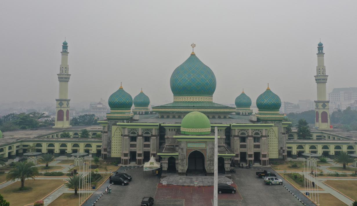 Foto Kabut Asap Masih Selimuti Pekanbaru Kualitas Udara Tidak Sehat News Liputan6 Com