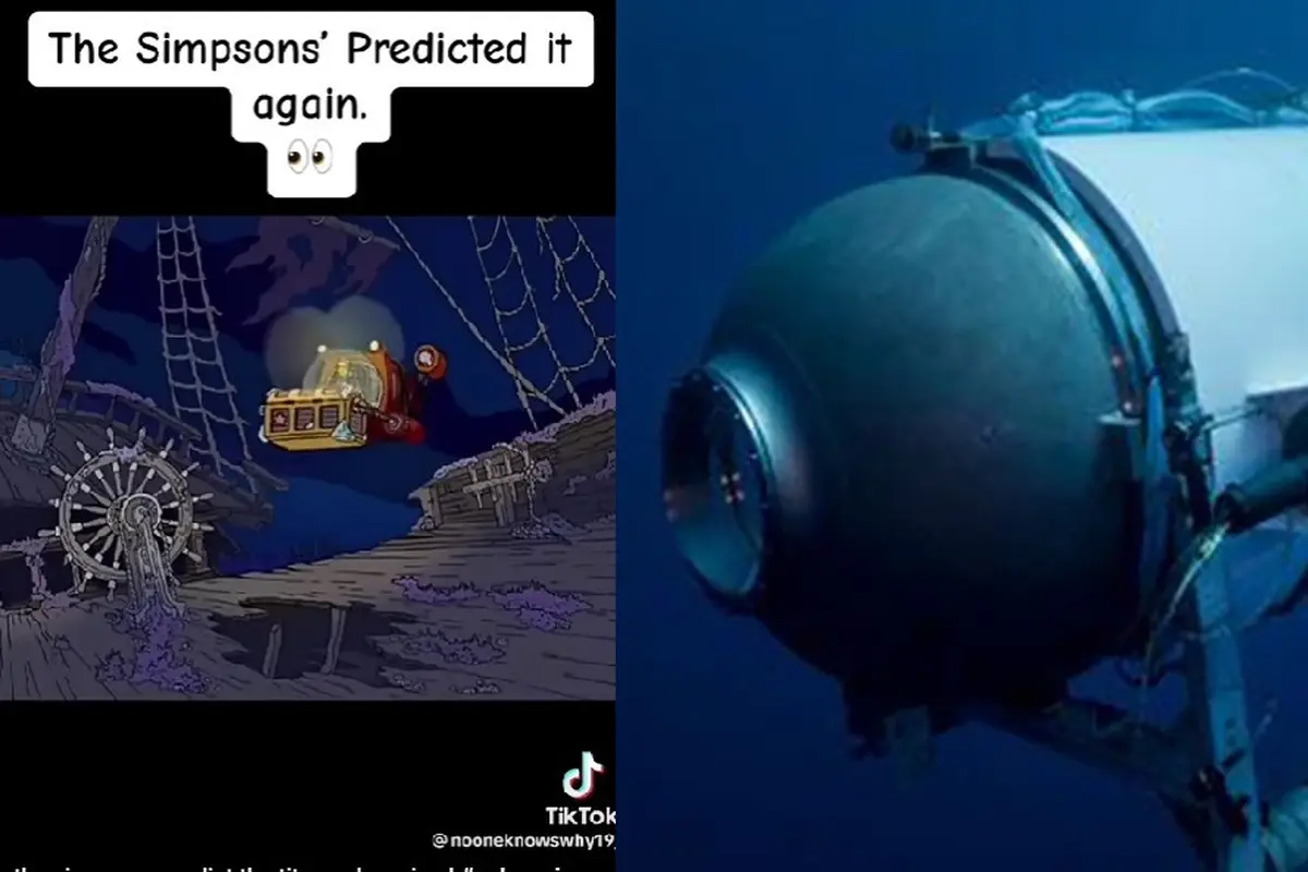 The Simpsons prediksi musibah kapal selam wisata Titanic? (YouTube/wealthym1nded - OceanGate Expeditions via AP, File)