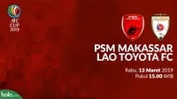 Piala AFC 2019: PSM Makassar vs Lao Toyota FC. (Bola.com/Dody Iryawan)