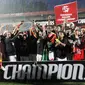 Persipura juara TSC 2016: Arema Cronus tak bisa lagi mengejar perolehan poin Persipura Jayapura yang sudah mengoleksi 68 poin. (Istimewa)