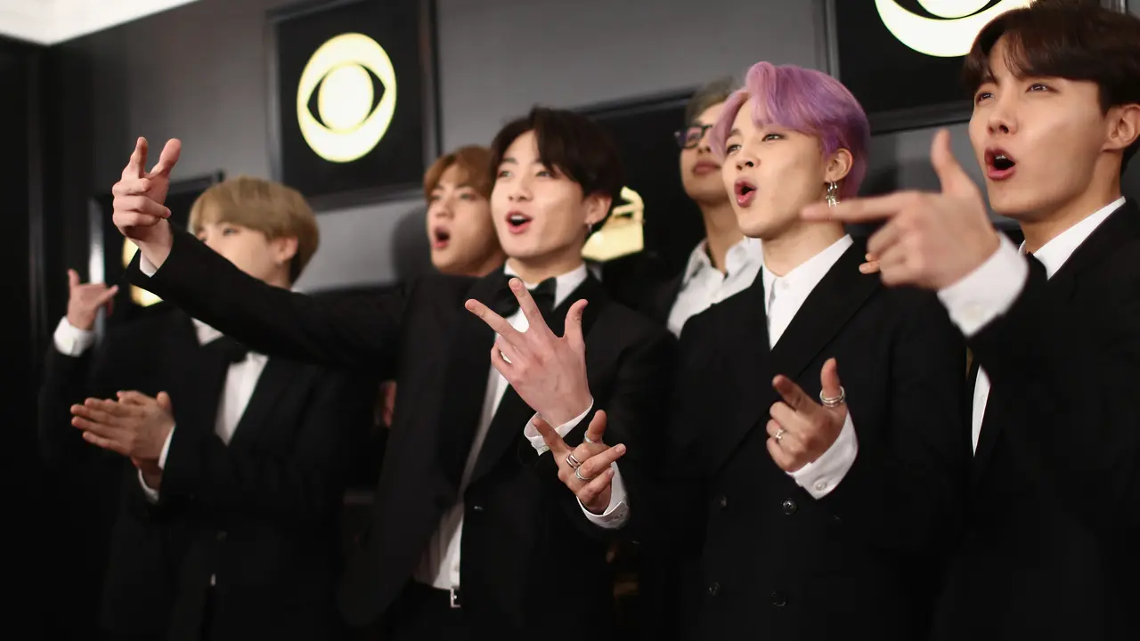 BTS di Karpet Merah Grammy