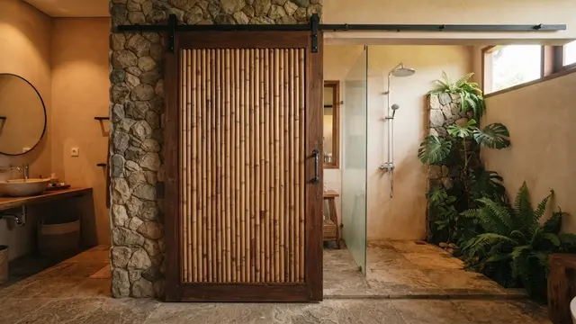 Inspirasi Pintu Sliding Kamar Mandi
