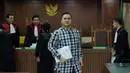Penyanyi dangdut Saipul Jamil dituntut 4 tahun penjara kasus suap terhadap panitera Pengadilan Negeri Jakarta Utara. Salin itu, terpidana kasus pencabulan itu juga dituntut membayar denda 100 juta. (Deki Prayoga/Bintang.com)