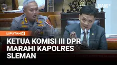 Ketua Komisi III DPR Habiburokhman kesal menyoroti sikap Kapolres Sleman Kombes Setyanto dalam rapat. Kader Gerindra tersebut menyoroti kasus suami korban jambret menjadi tersangka akibat membuat pelaku meninggal.