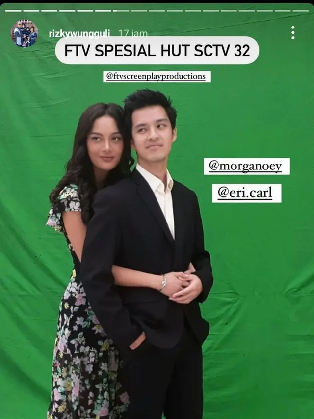 Dikabarkan Dekat, Ini 7 Potret Erika Carlina dan Morgan Oey yang Main FTV Bareng