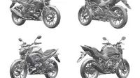 Gambar paten motor Honda terbaru (Ist)