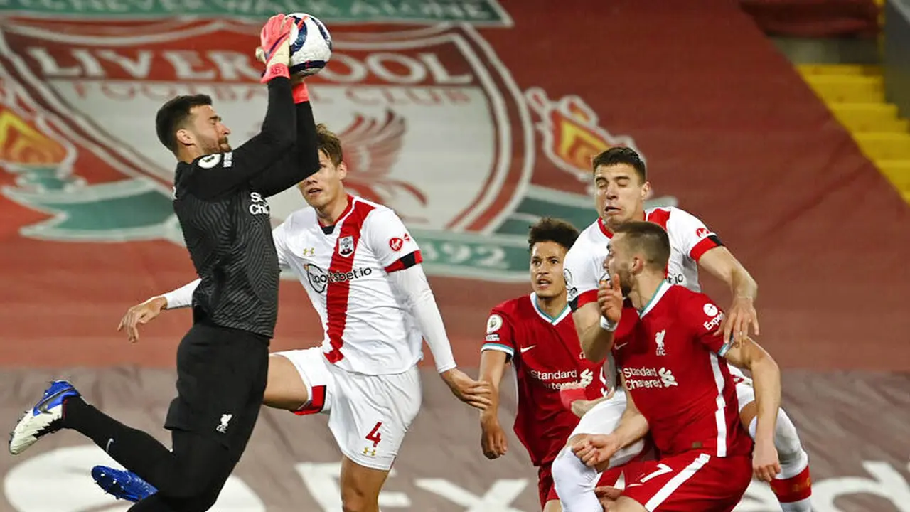 FOTO: Hajar Southampton, Liverpool Jaga Asa Lolos ke Liga Champions Musim Depan