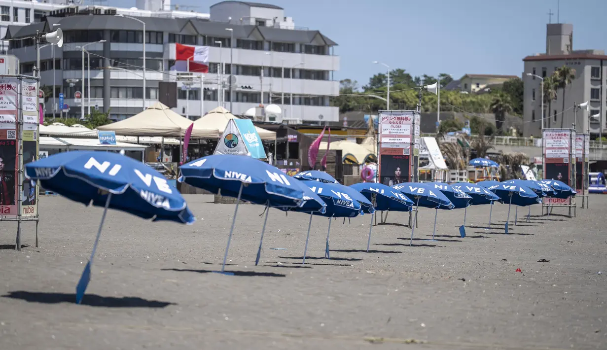 Gelombang tsunami juga diperkirakan akan menerjang wilayah yang lebih selatan Jepang antara pukul 10.30 hingga 11.30 waktu setempat. (Yuichi YAMAZAKI/AFP)