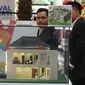 Sebuah maket perumahan di tampilkan di Festival Properti Indonesia di Jakarta, Selasa (14/11). Melalui event ini, Bank Mandiri menargetkan dapat membukukan pencairan KPR hingga Rp55 miliar. (Liputan6.com/Angga Yuniar)