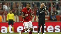 Ekspresi Vidal saat membawa Muenchen unggul atas Real Madrid (Odd ANDERSEN / AFP)
