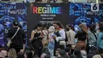 Penonton antre memasuki gerbang konser Dream Perfect Regime (DPR) di Jakarta, Selasa (6/12/2022). Dream Perfect Regime atau biasa dikenal dengan DPR adalah label musik dan video independen multi-genre yang dibentuk pada akhir tahun 2015. (Liputan6.com/Faizal Fanani)