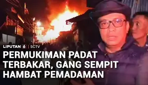 Pemukiman Padat Penduduk Makassar Terbakar, Warga Panik