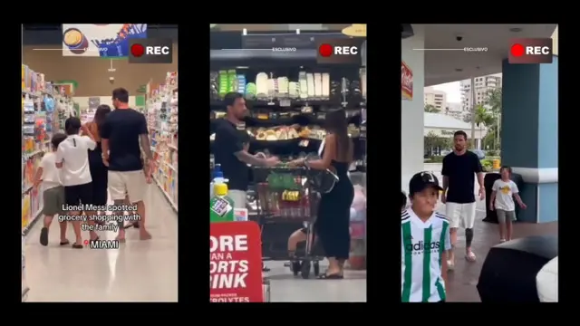 Bintang Inter Miami Lionel Messi Belanja di Supermarket