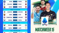 Jadwal pertandingan Liga Italis 2024/25 pada matchweek ke 15 pekan ini di Vidio. (sum. doc. vidio.com)
