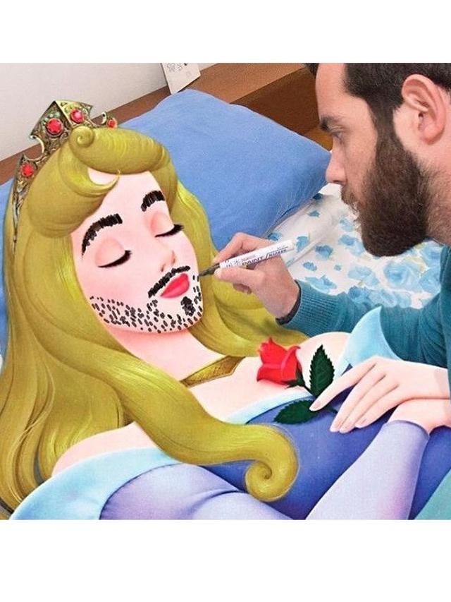 Pria Ini Edit Fotonya dengan Karakter Disney, 6 Hasilnya Bikin Ngakak