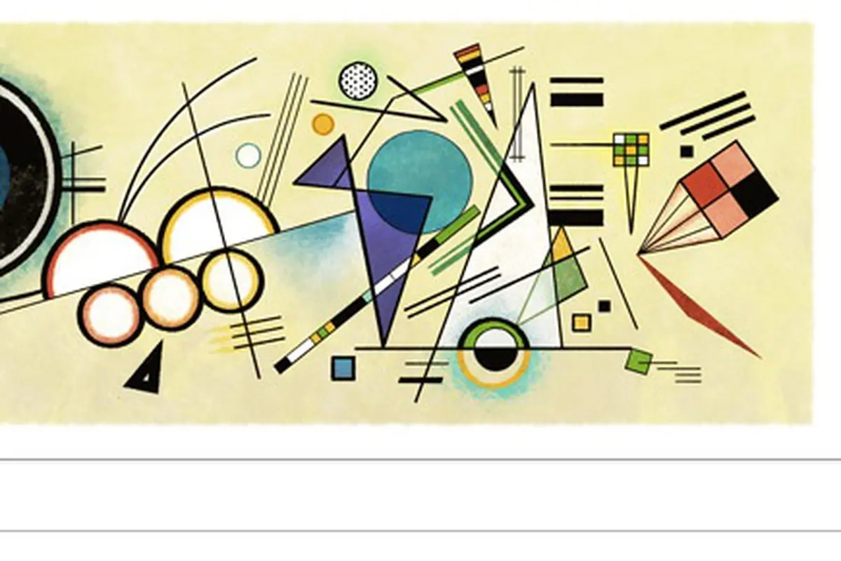 Google Doodle: Rayakan Ulang Tahun Wassily Kandinsky ke-148