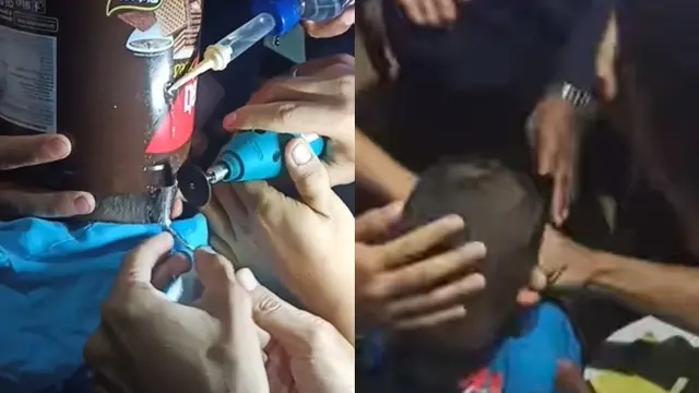 Viral Kepala Balita Tersangkut di Kaleng Wafer, Damkar Tasikmalaya Bantu Melepaskan