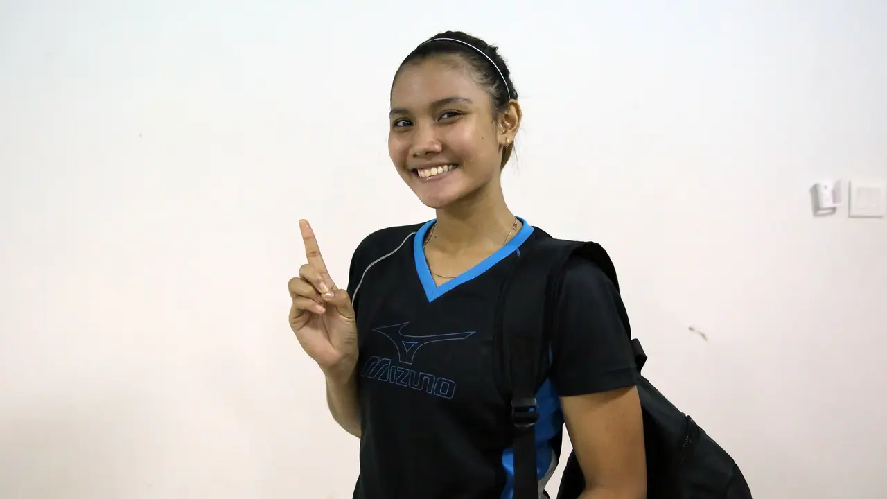 Nandita Ayu Salsabila, pemain voli DKI Jakarta di PON Jabar 2016