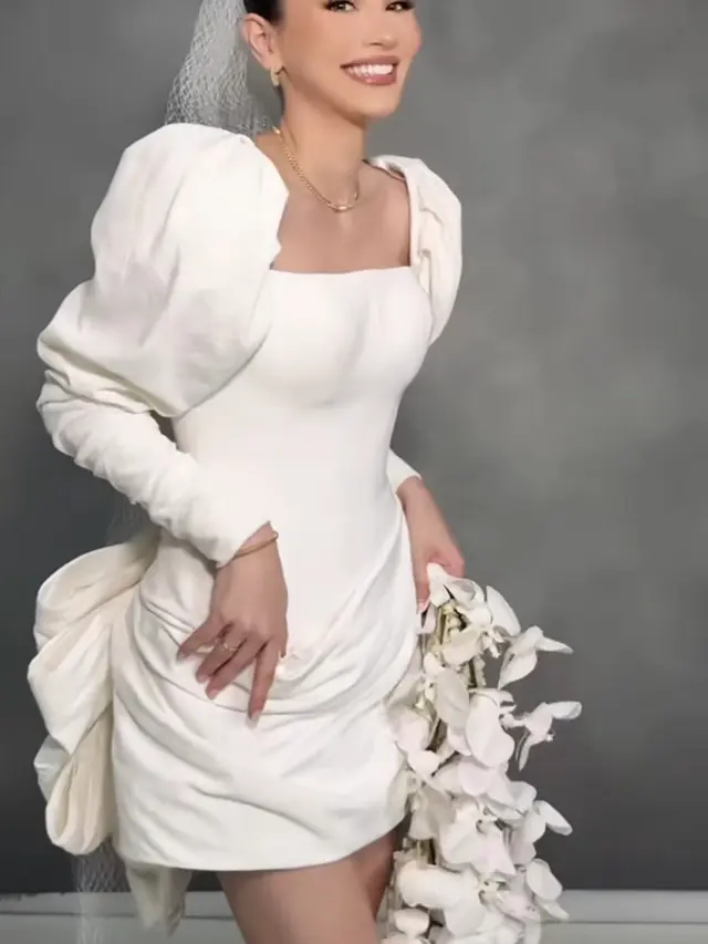 Alyssa Daguise dan Al Ghazali Kenakan Baju Pengantin. Dok. Tik Tok Alyssa Daguise