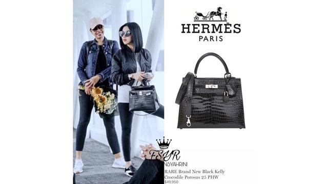 Tas Syahrini (Sumber: Instagram/fashionsyahrini)