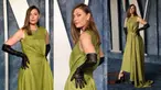 Penampilan mantan petenis Russia, Maria Sharapova saat menghadiri Vanity Fair Oscar Party 2023 di Wallis Annenberg Center for the Performing Arts, Beverly Hills, California, 13 Maret 2023 WIB. (AFP/Getty Images/Amy Sussman)