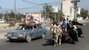 Militer Israel menuduh Hamas menggunakan mortir dan artileri untuk mencegah koridor dibuka bagi pergerakan warga sipil. (AP Photo/Mohammed Dahman)