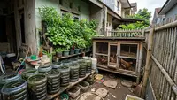 Halaman Belakang Rumah Sempit Bisa Panen Ikan, Telur, dan Sayur Sekaligus, Begini Caranya
